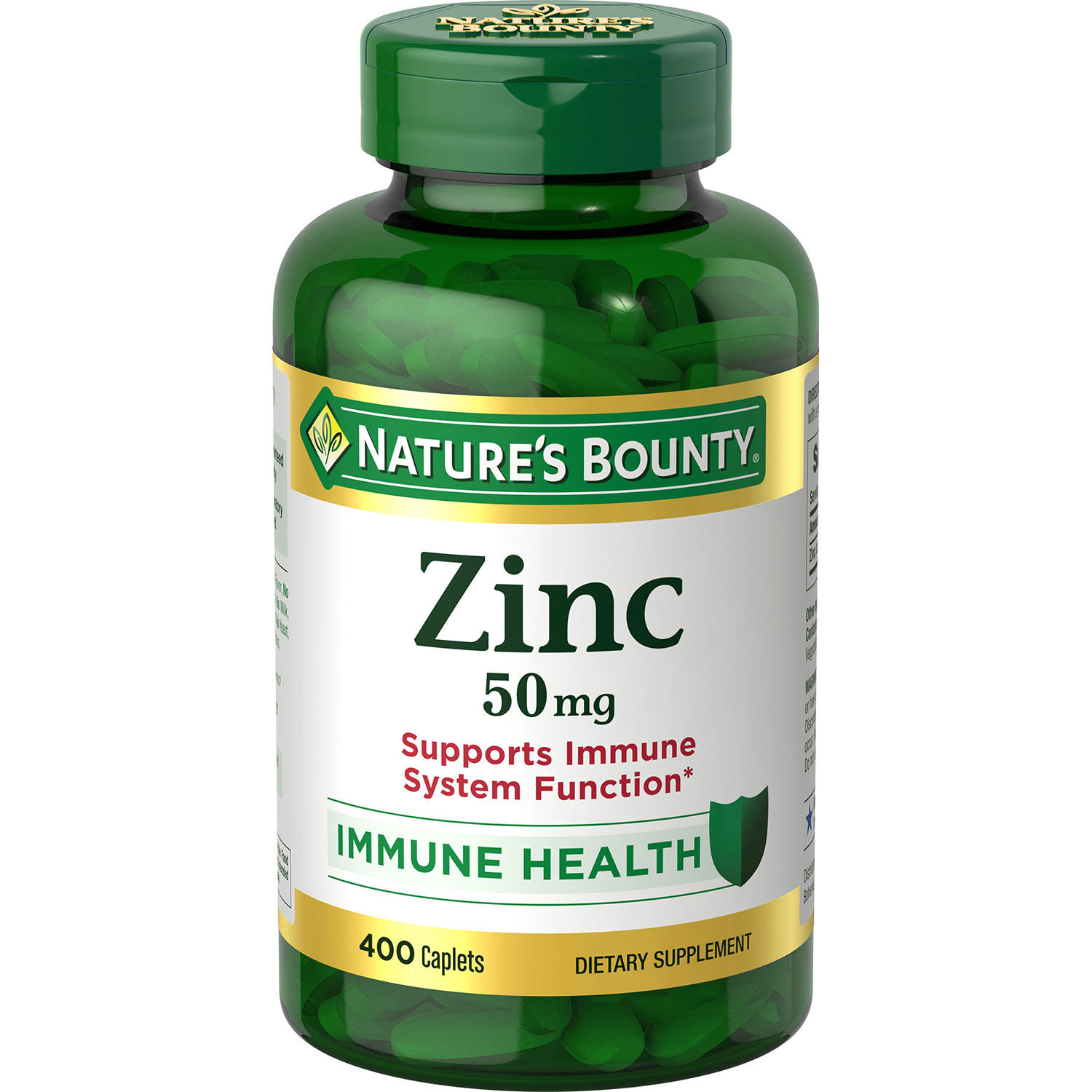 Nature's Bounty Zinc Immune Support, 50 mg. (400 ct.)