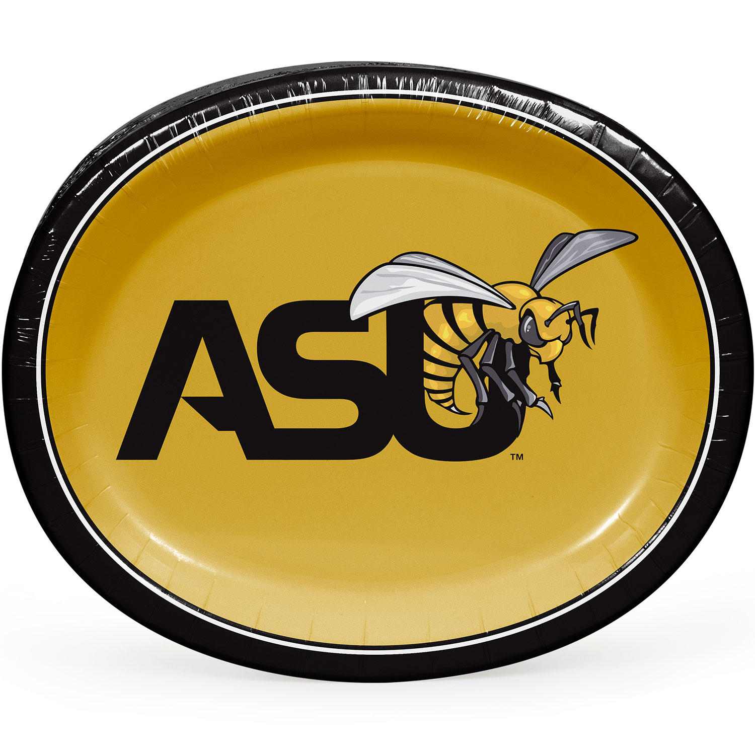 NCAA HBCU Paper Platter Plates, 10" x 12" , 50 ct. (Choose Your Team)
