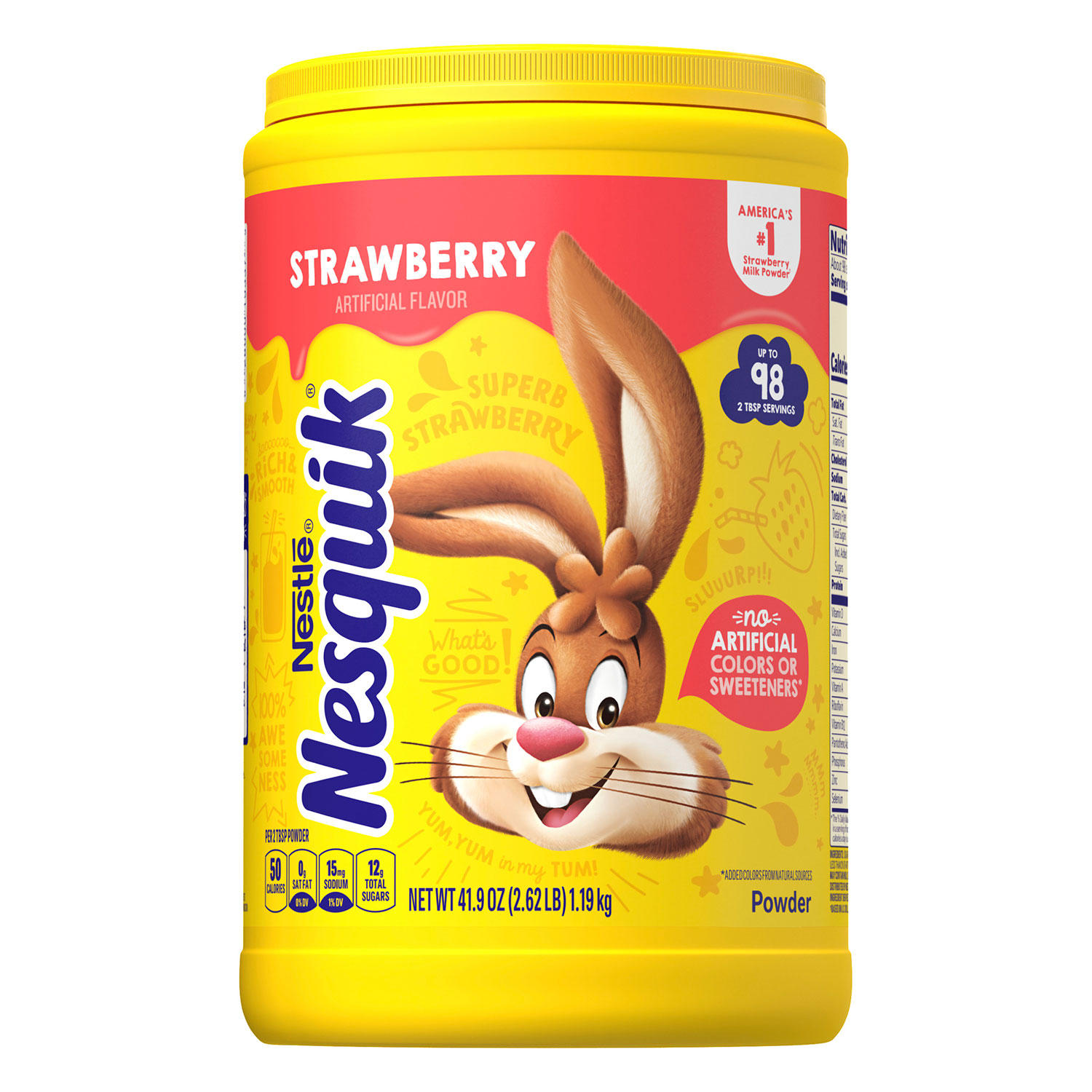 Nesquik Strawberry Powder Drink Mix (41.9 oz.)
