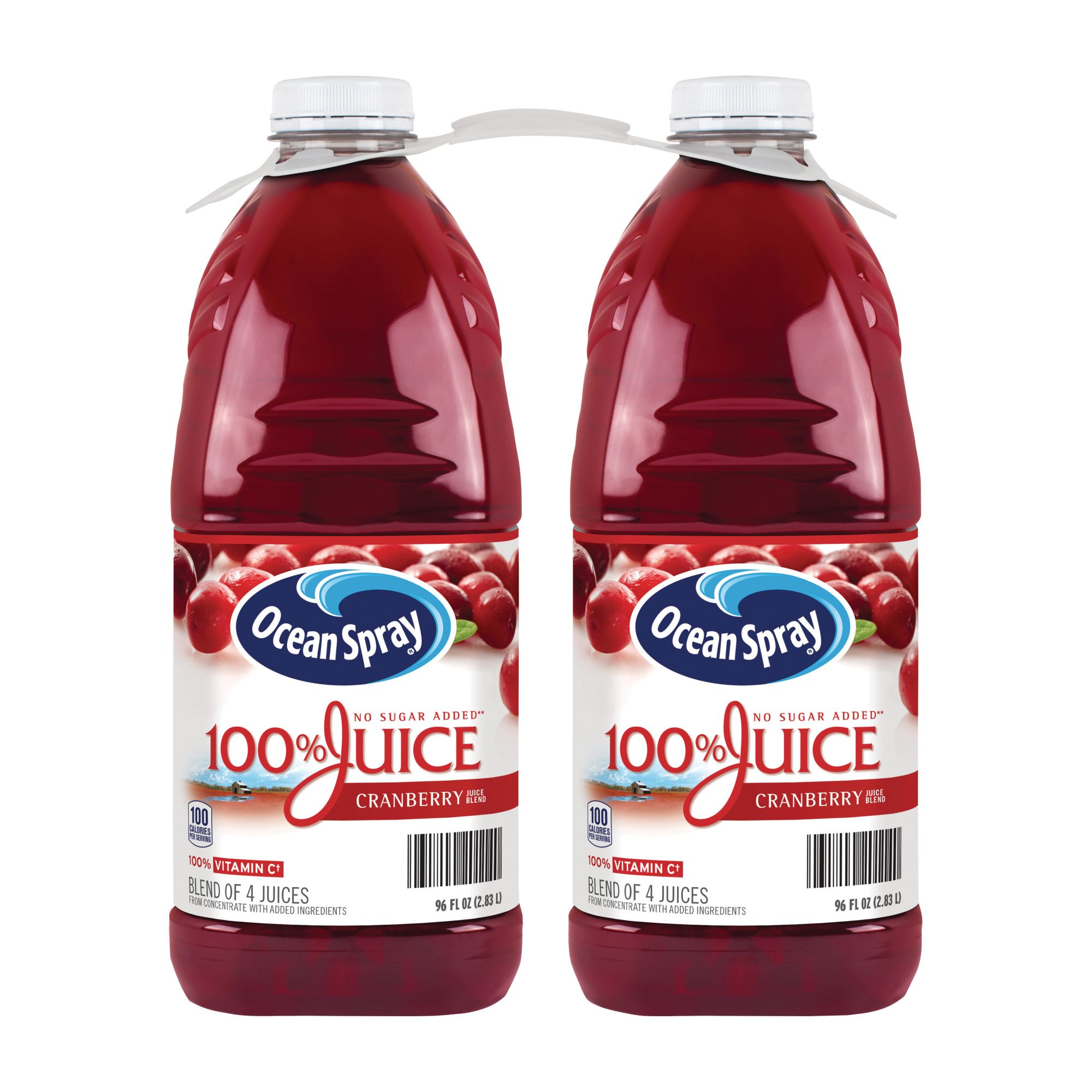 Ocean Spray 100% Cranberry Juice, 2 pk./96 oz.