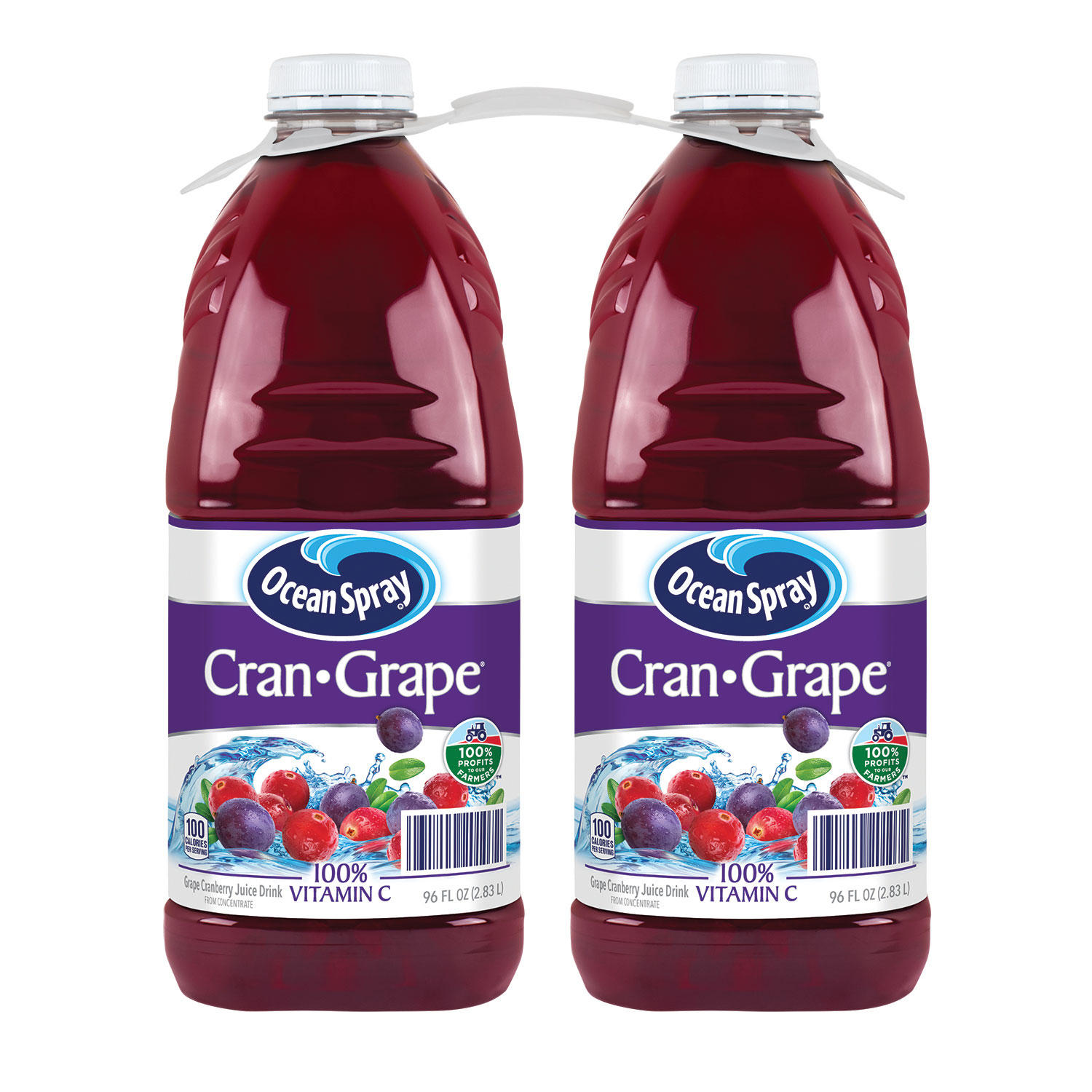 Ocean Spray Cran-Grape Juice Drink (96oz / 2pk)