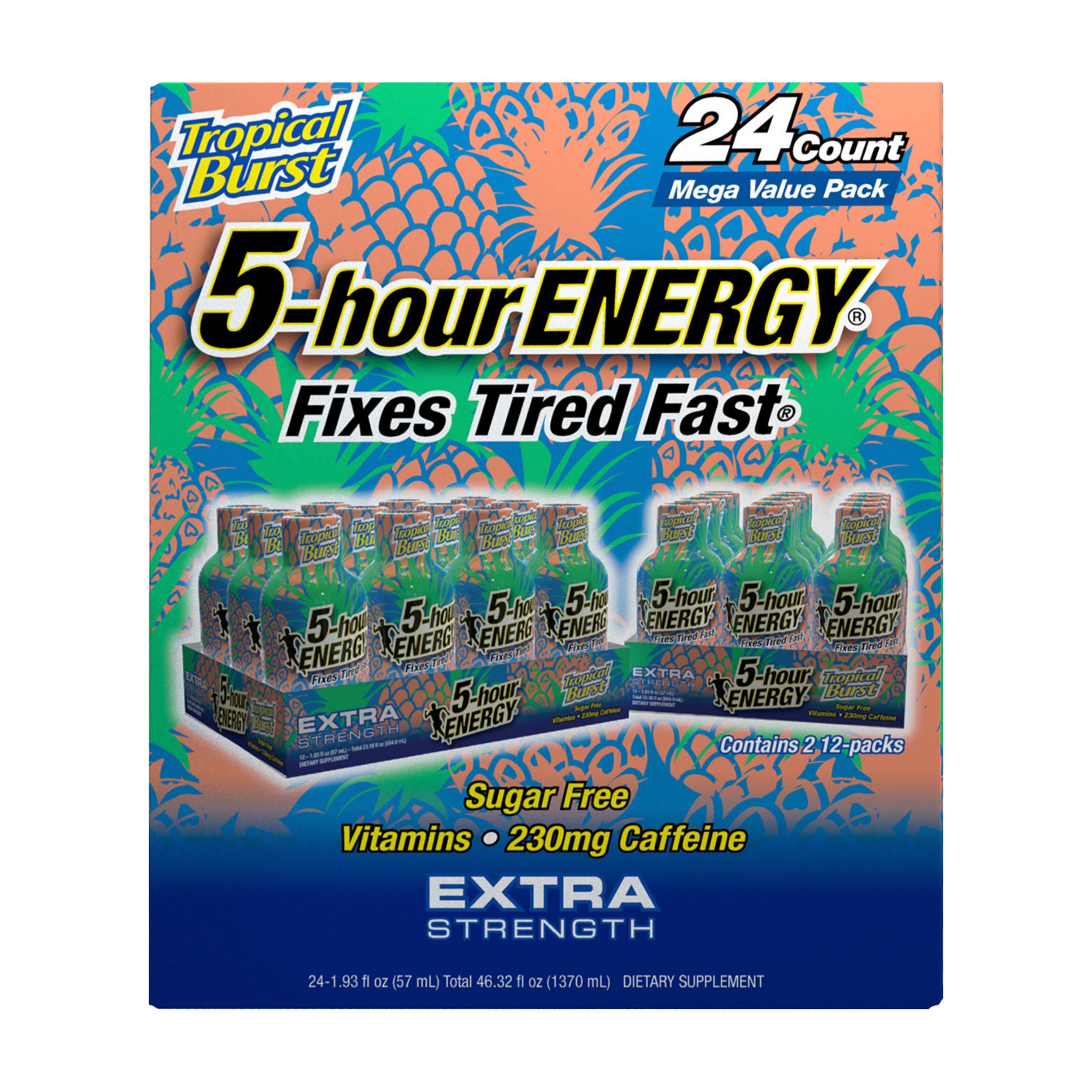 5 Hour Energy Tropical Burst, 24 pk.