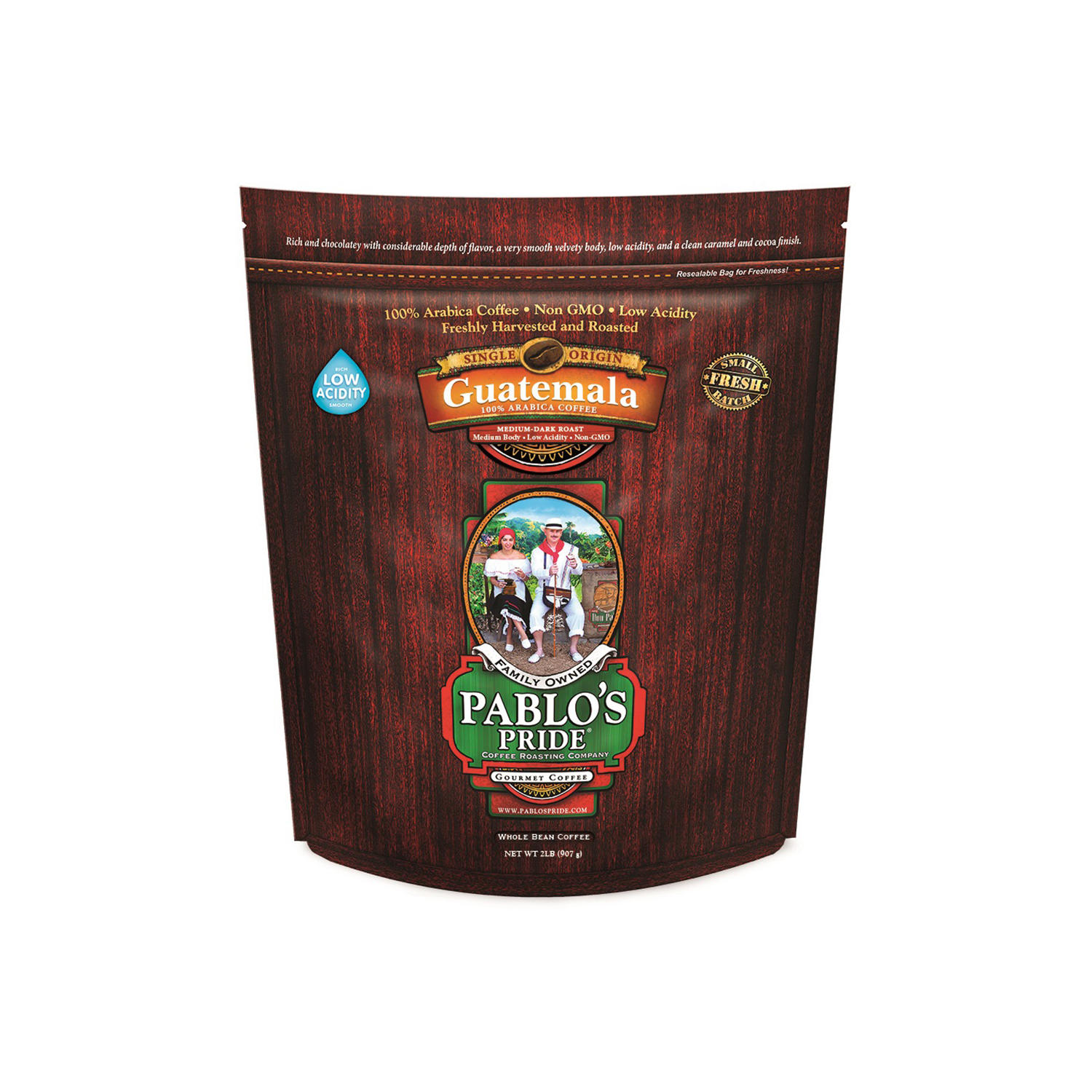 Pablo's Pride Gourmet Coffee, Whole Bean, Guatemala (2 lb.)