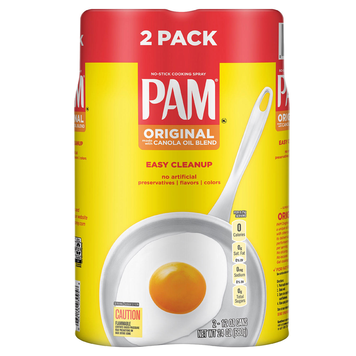 PAM Original Cooking Spray (12 oz., 2 pk.)