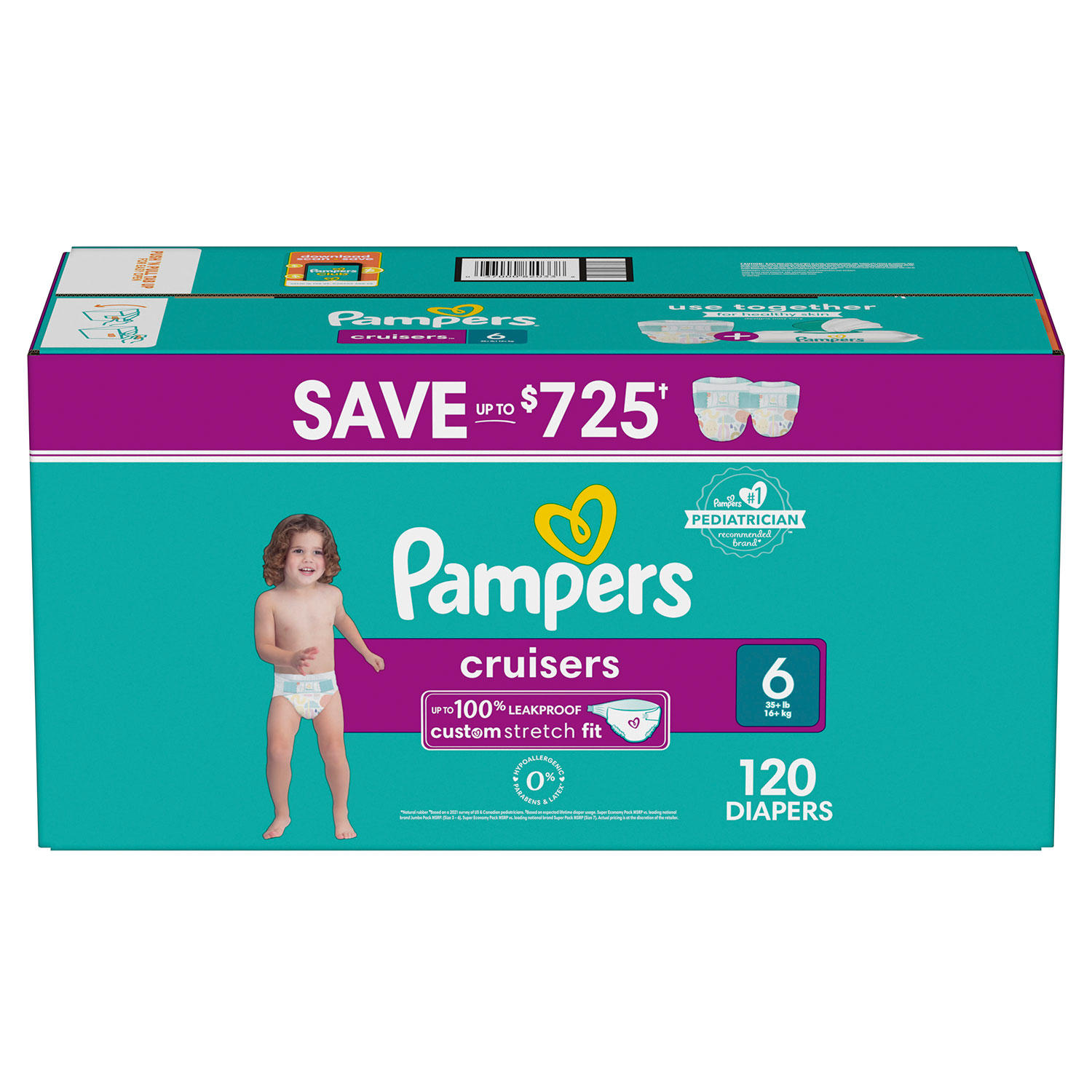 Pampers Cruisers Stay-Put Fit Diapers (Choose Your Size)
