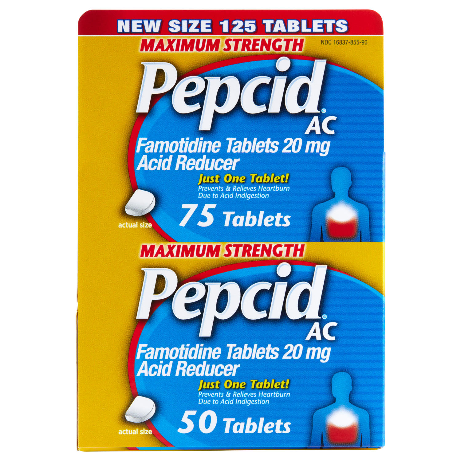 Pepcid AC Maximum Strength for Heartburn Prevention & Relief (125 ct.)