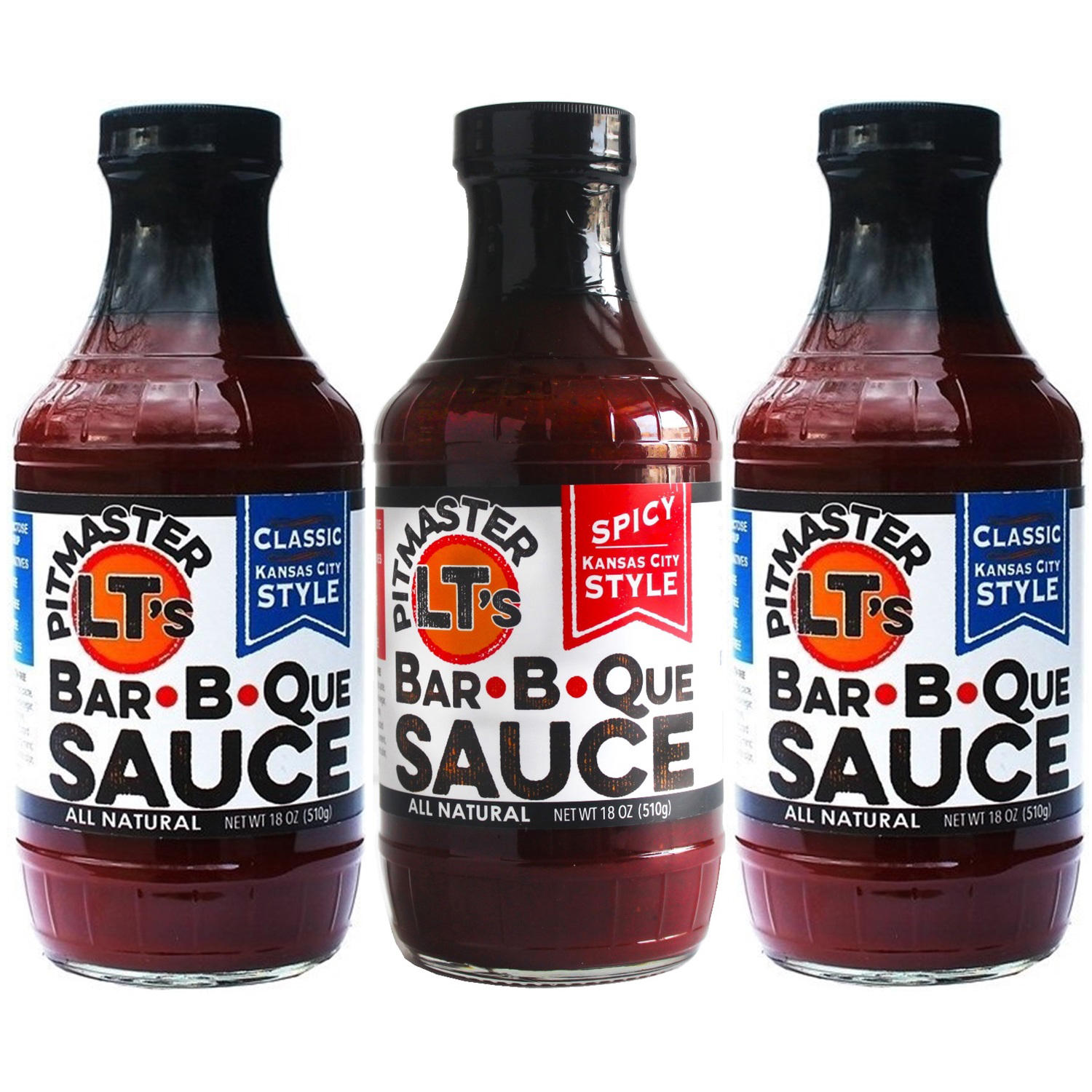 Pitmaster LT's BBQ Sauce, Variety Pack (18 oz., 3 pk.)