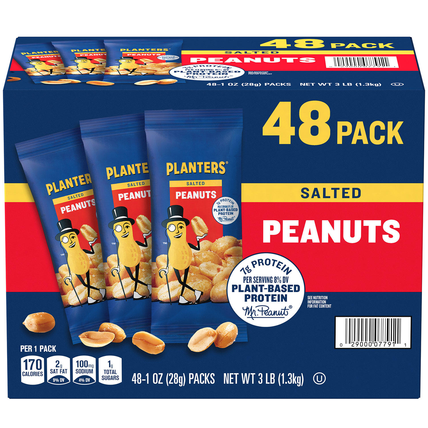 Planters Salted Peanuts, Single-Serve Packs (1 oz., 48 pk.)