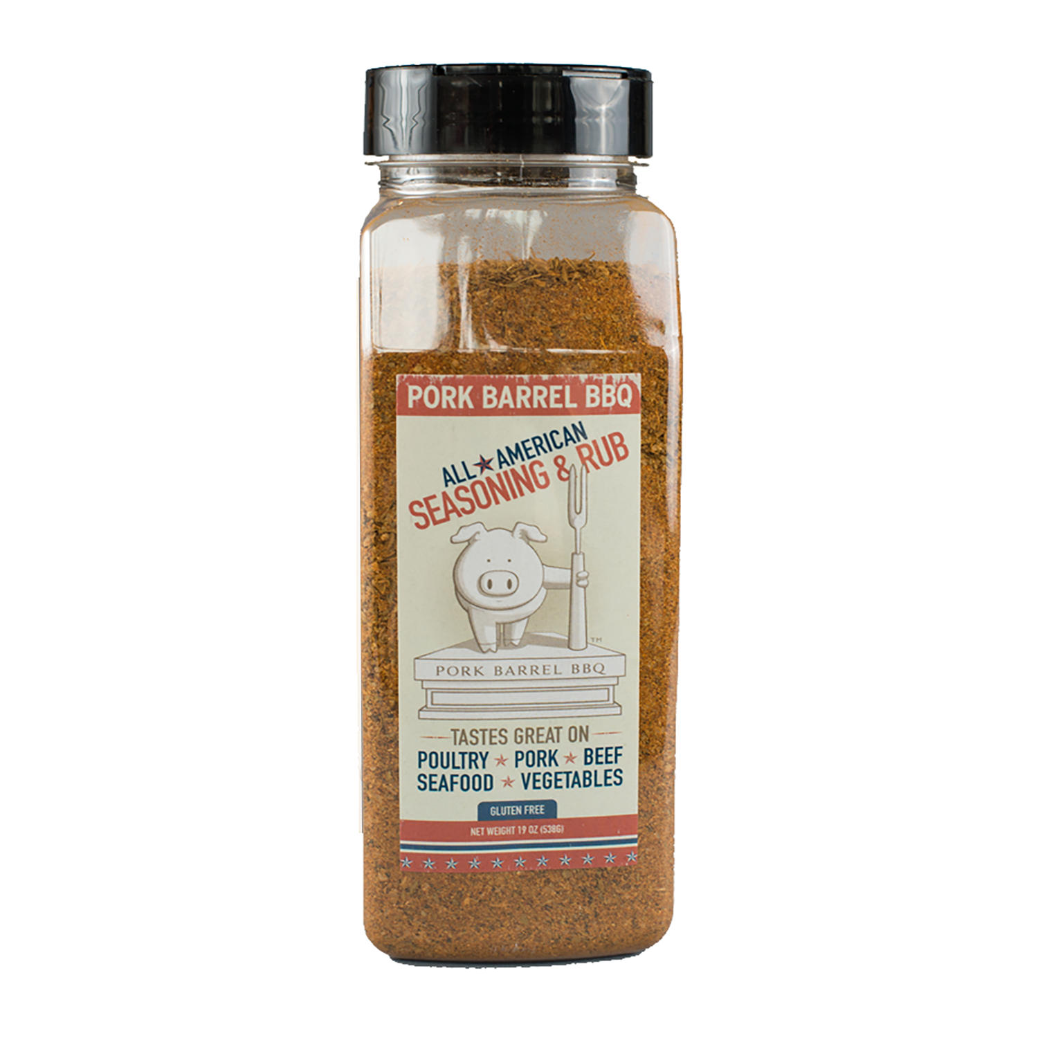 Pork Barrel BBQ All American Seasoning & Rub (19 oz.)