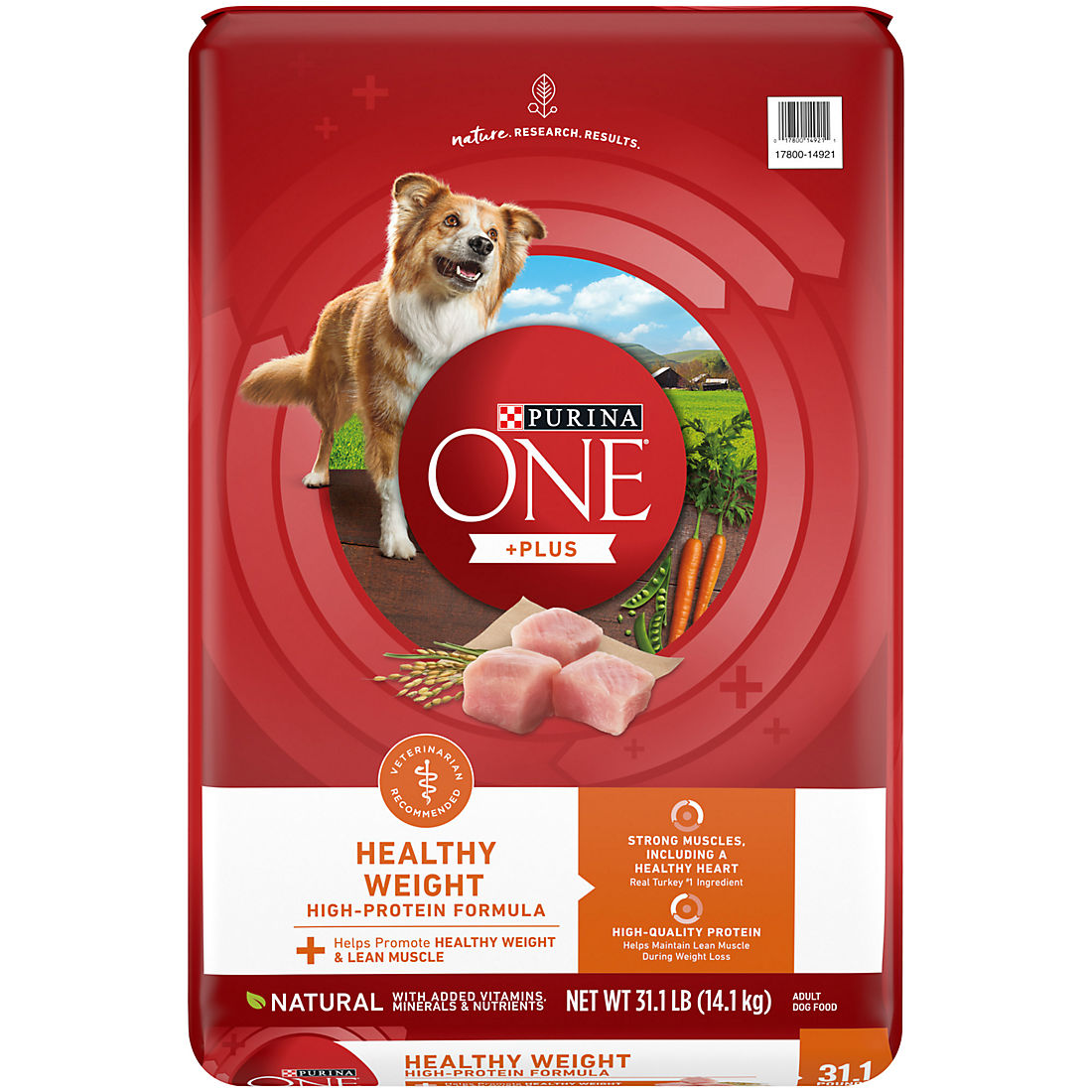 Purina ONE SmartBlend Healthy Weight Formula Adult Premium Dog Food, 31.1 lbs.