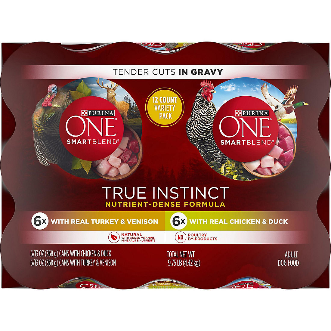 Purina ONE True Instinct Dog Food Variety Pack, 12 ct.