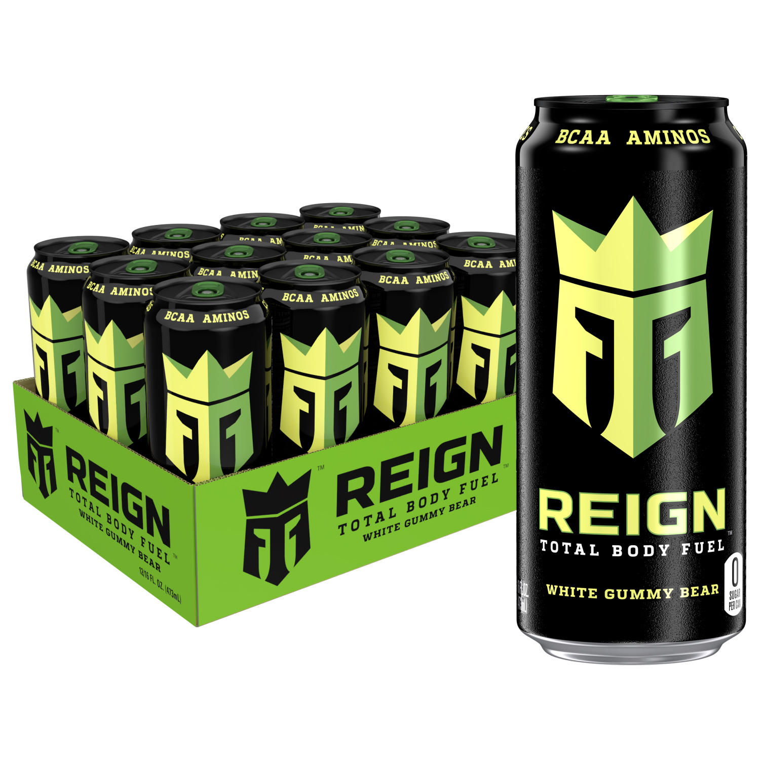 Reign Total Body Fuel White Gummy Bear (16 fl. oz., 12 pk.)