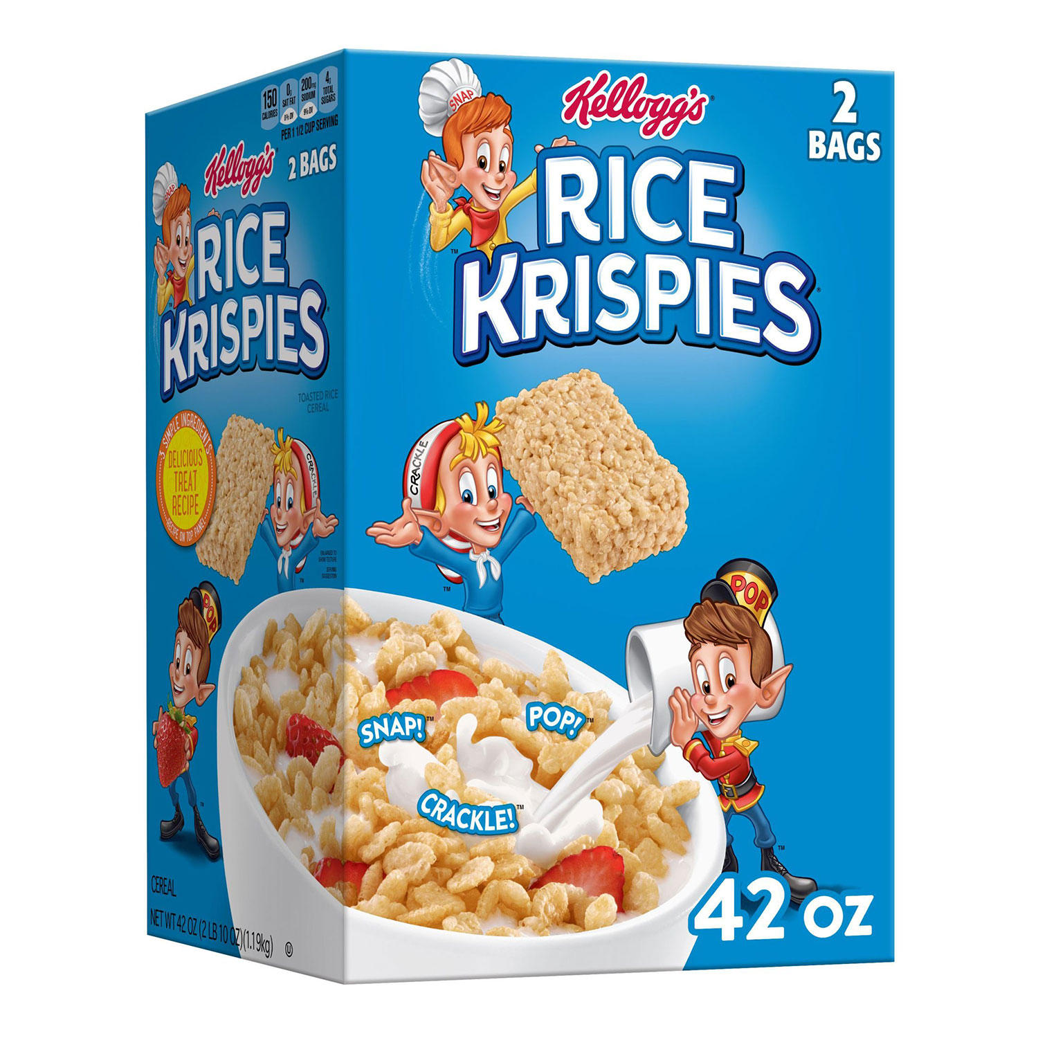 Rice Krispies Breakfast Cereal (42 oz., 2 pk.)