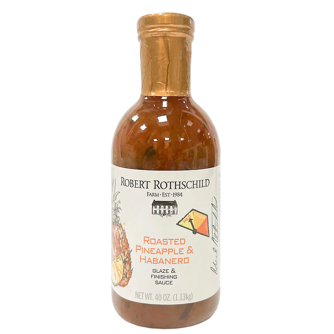 Robert Rothschild Farm Roasted Pineapple & Habanero Sauce, 40 oz.