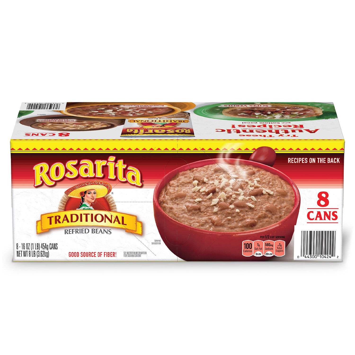 Rosarita Traditional Refried Beans (8 pk.)