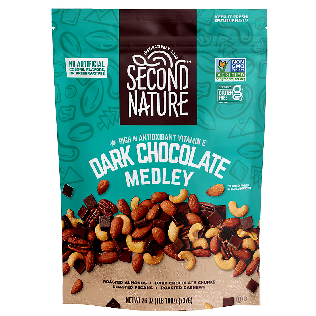 Second Nature Dark Chocolate Medley, 26 oz.