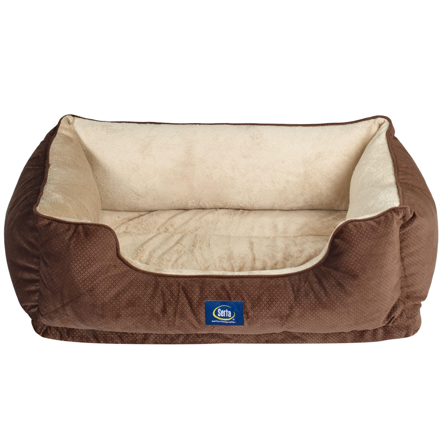 Serta Perfect Sleeper Orthopedic Cuddler Pet Bed, 34" x 24" (Choose Your Color)