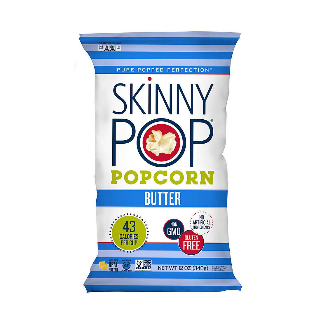 Skinnypop Butter Popcorn, 12 oz.