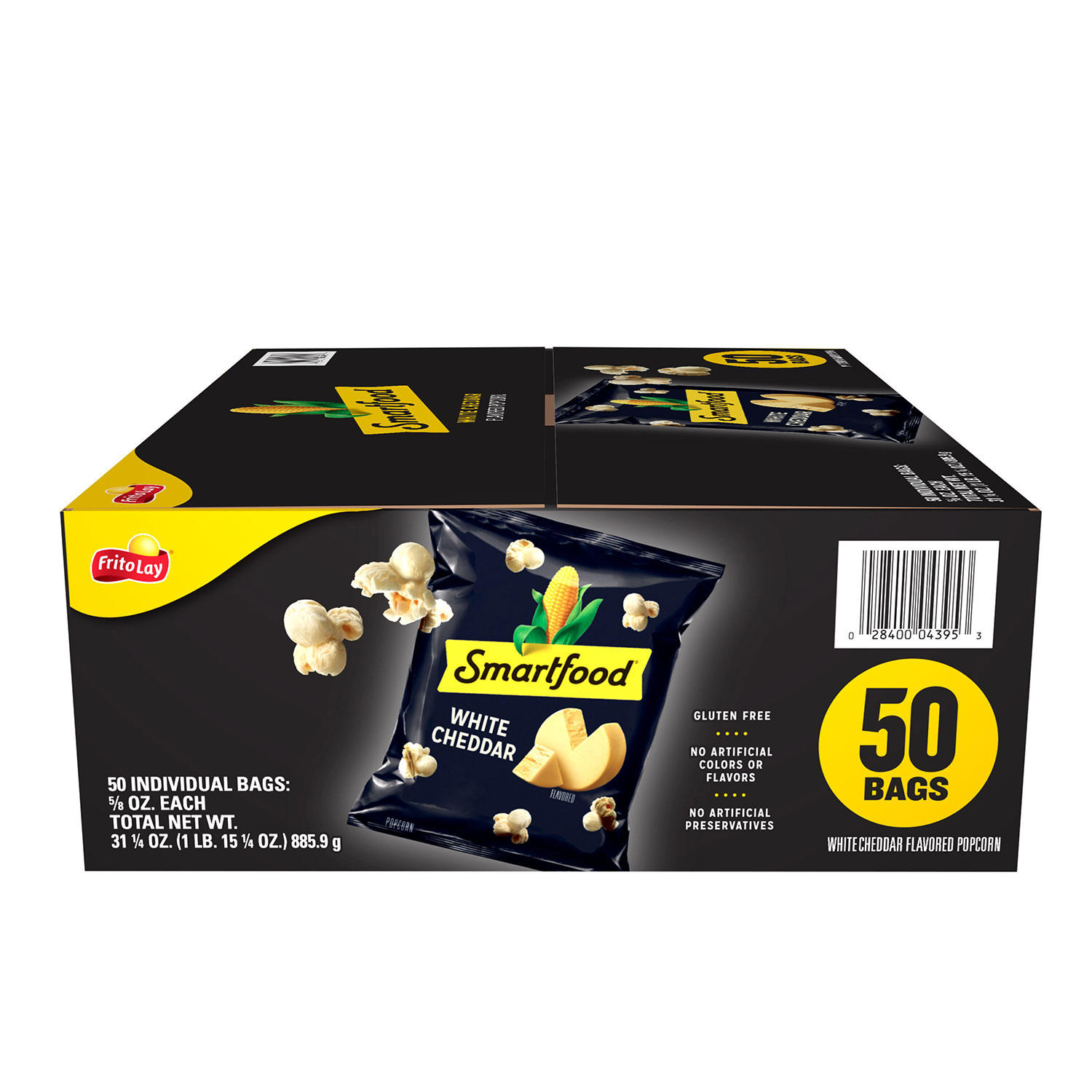 Smartfood White Cheddar Cheese Popcorn (0.625 oz., 50 pk.)