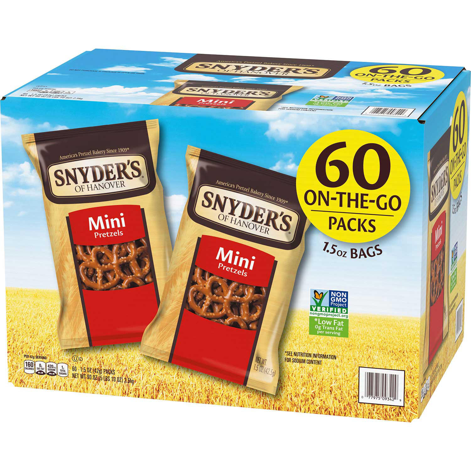 Snyder's Mini Pretzels (1.5 oz., 60 ct.)
