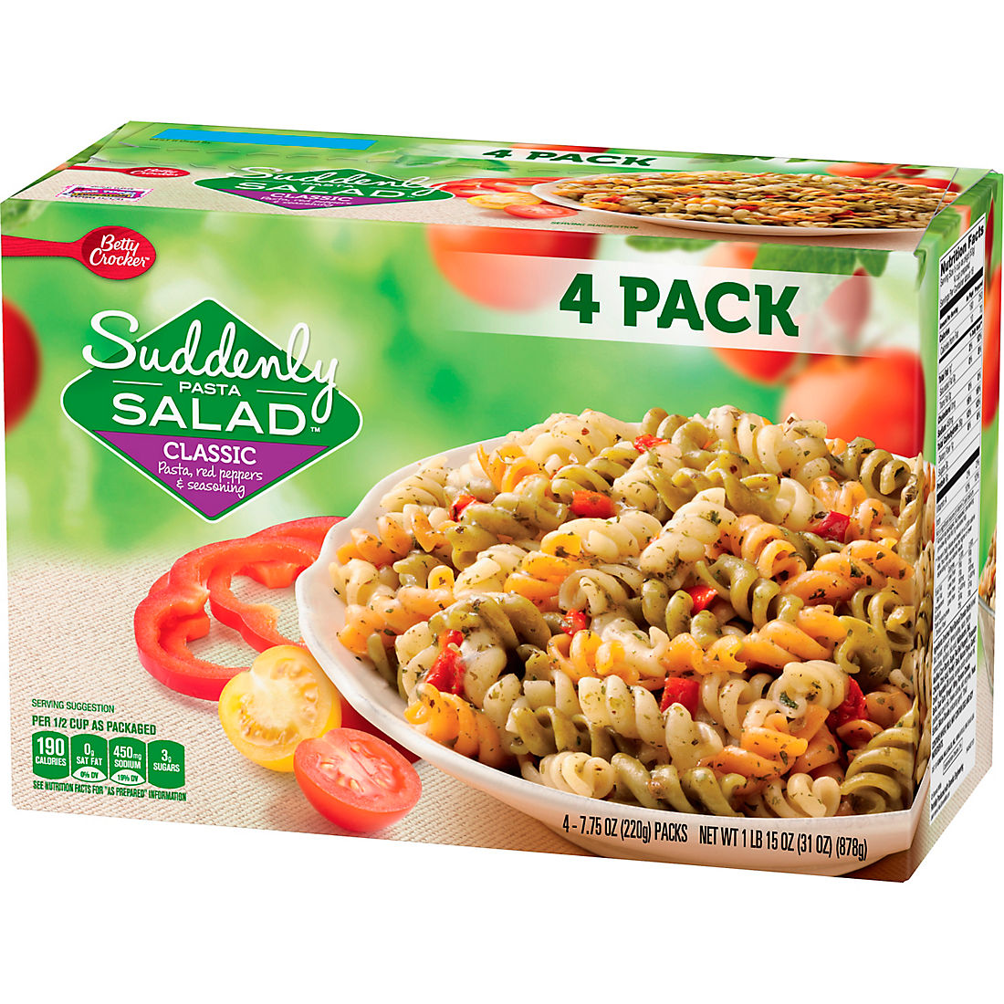 Betty Crocker Suddenly Pasta Salad, 4 pk./7.75 oz.