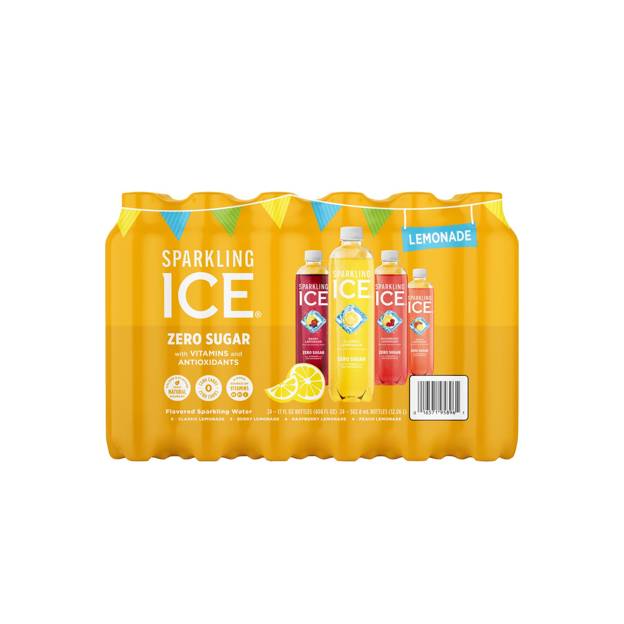 Sparkling Ice Patriot Lemonades Variety Pack, 24 pk.