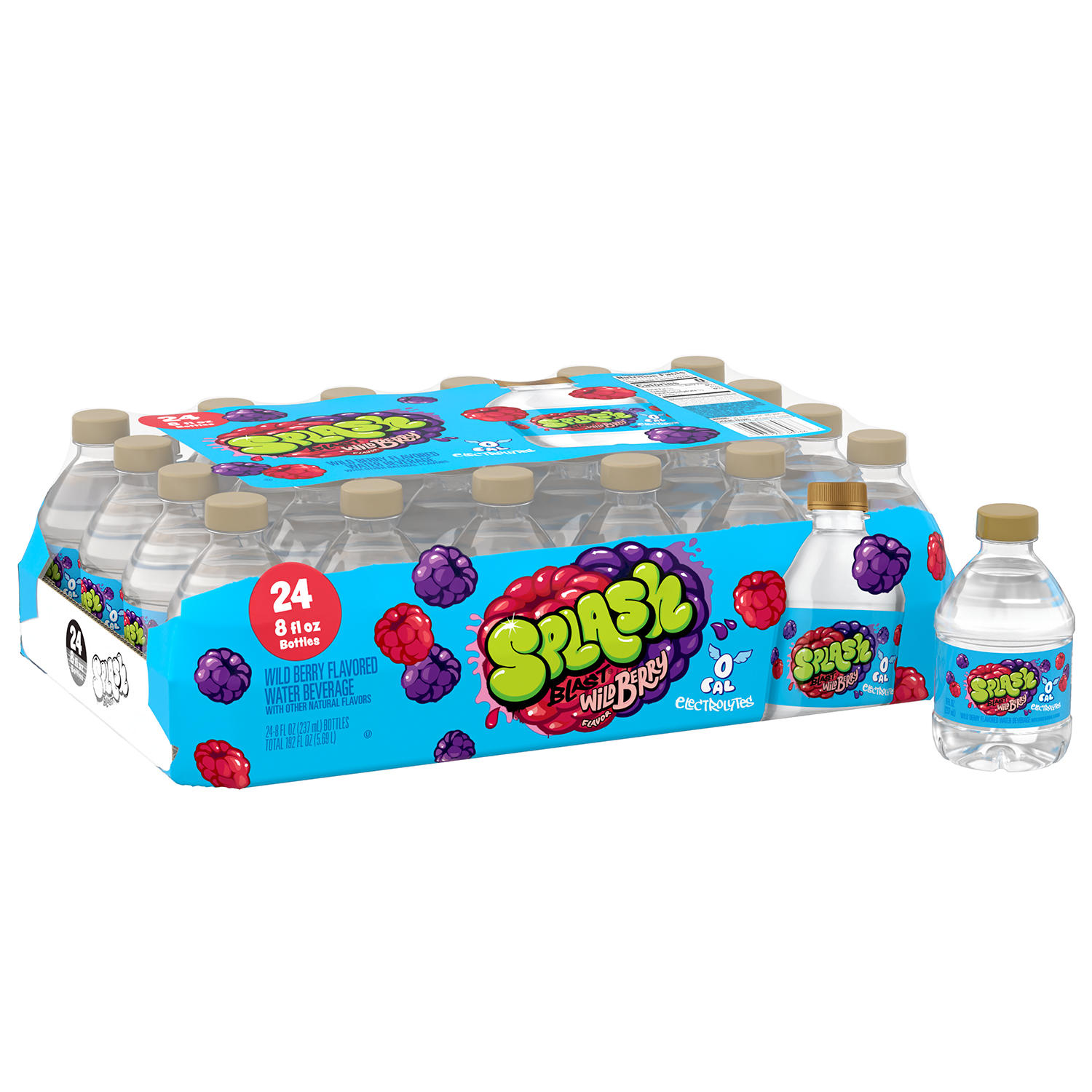 Splash Blast Wild Berry Flavor (8 fl. oz., 24 pk.)