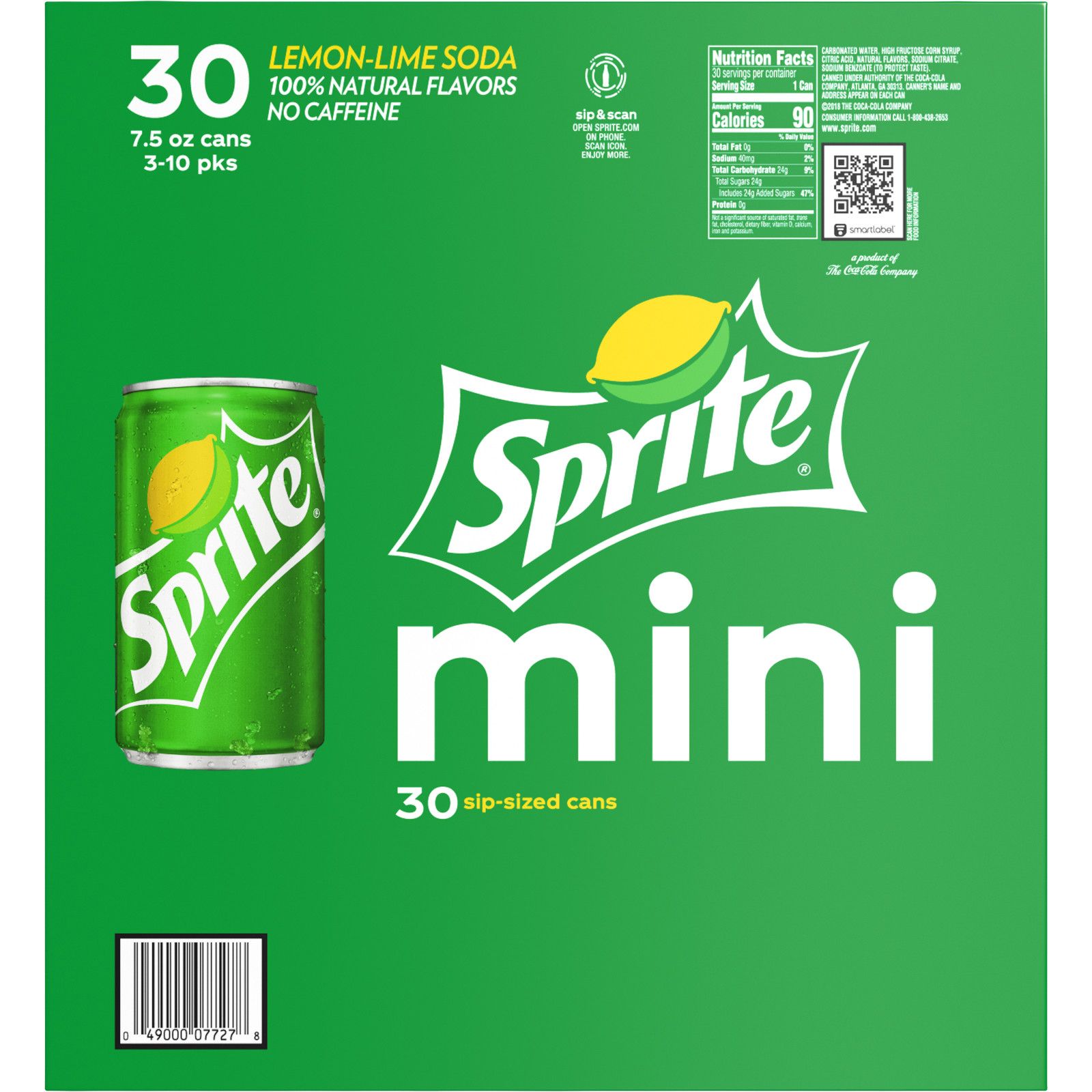 Sprite Mini, 30 pk./7.5 oz. cans