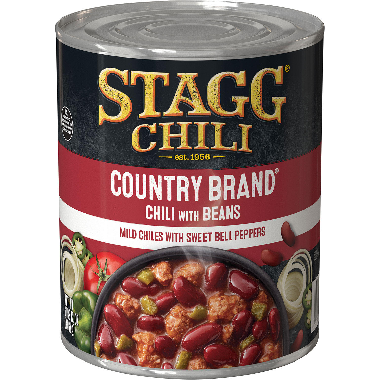 Stagg Country Brand Chili with Beans (108 oz.)