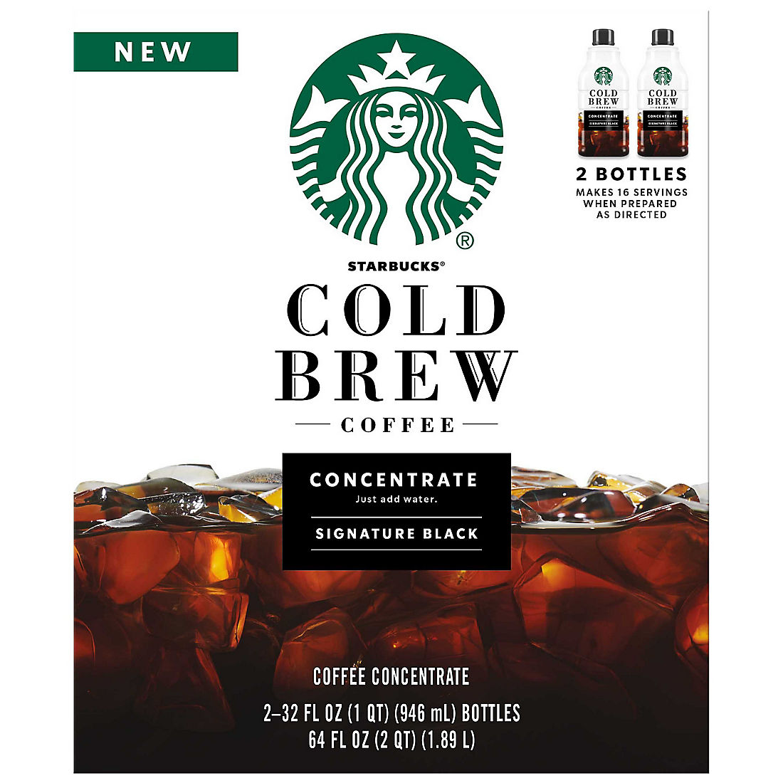 Starbucks Cold Brew Concentrate, 2 pk.