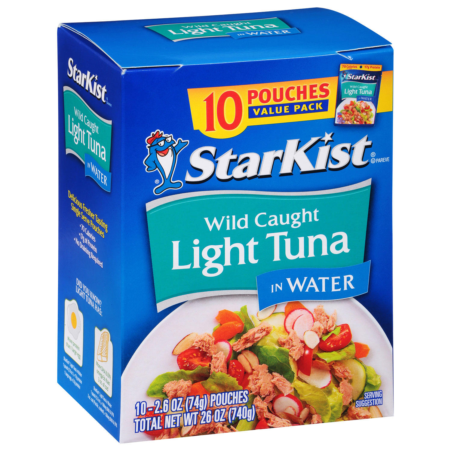 StarKist Chunk Light Tuna in Water (2.6 oz., 10 pk.)