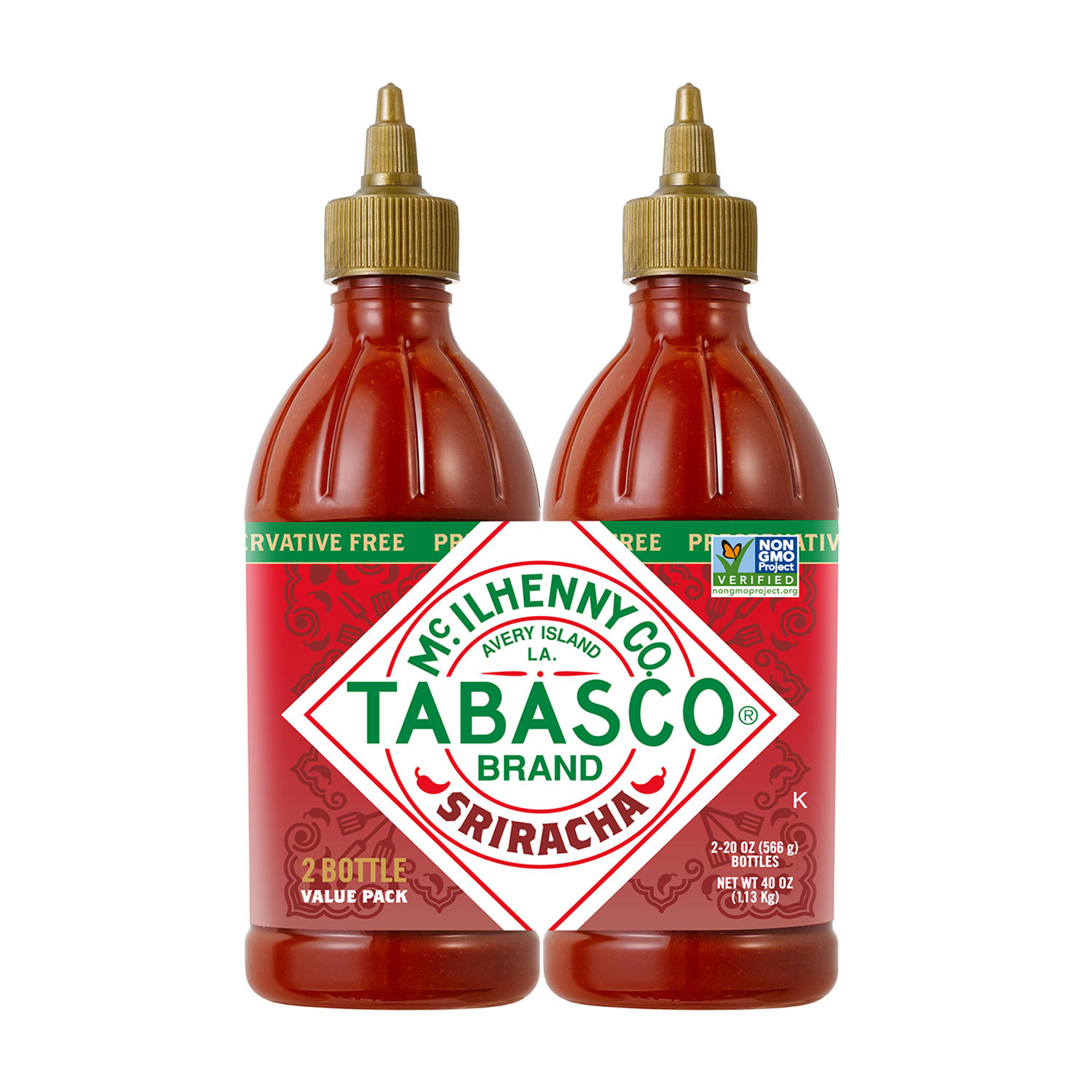 Tabasco Sriracha Sauce (20 oz., 2 pk.)