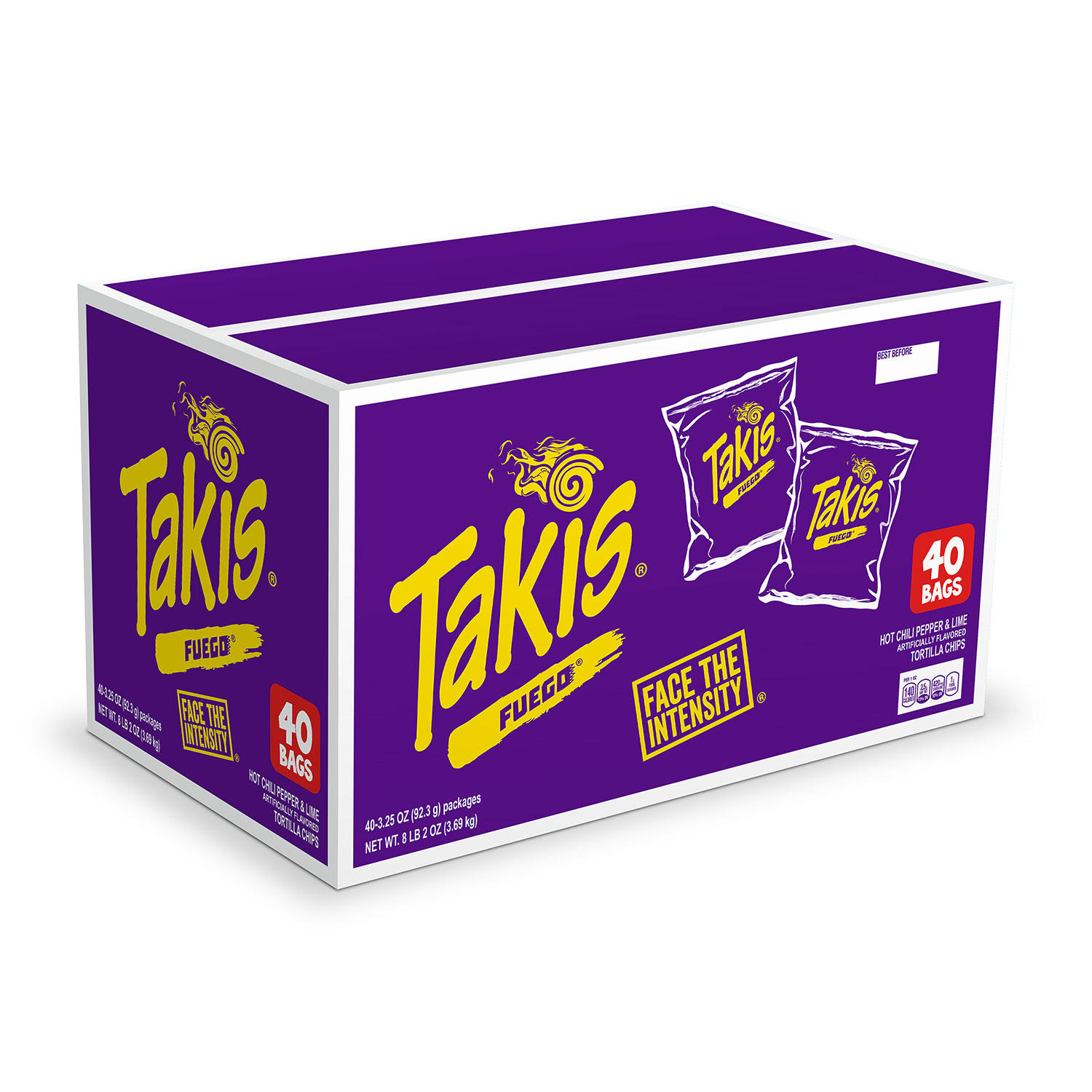 Takis Fuego (3.25 oz., 40 pk.)