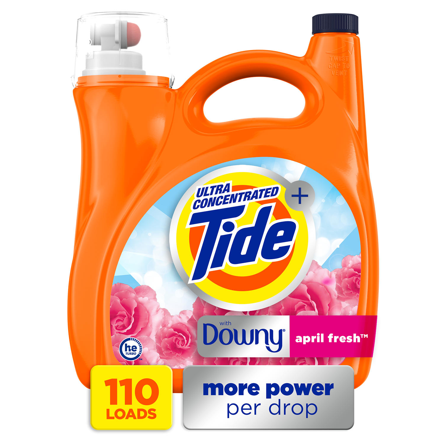 Tide + Downy Liquid Laundry Detergent, April Fresh (150 fl. oz., 110 loads)