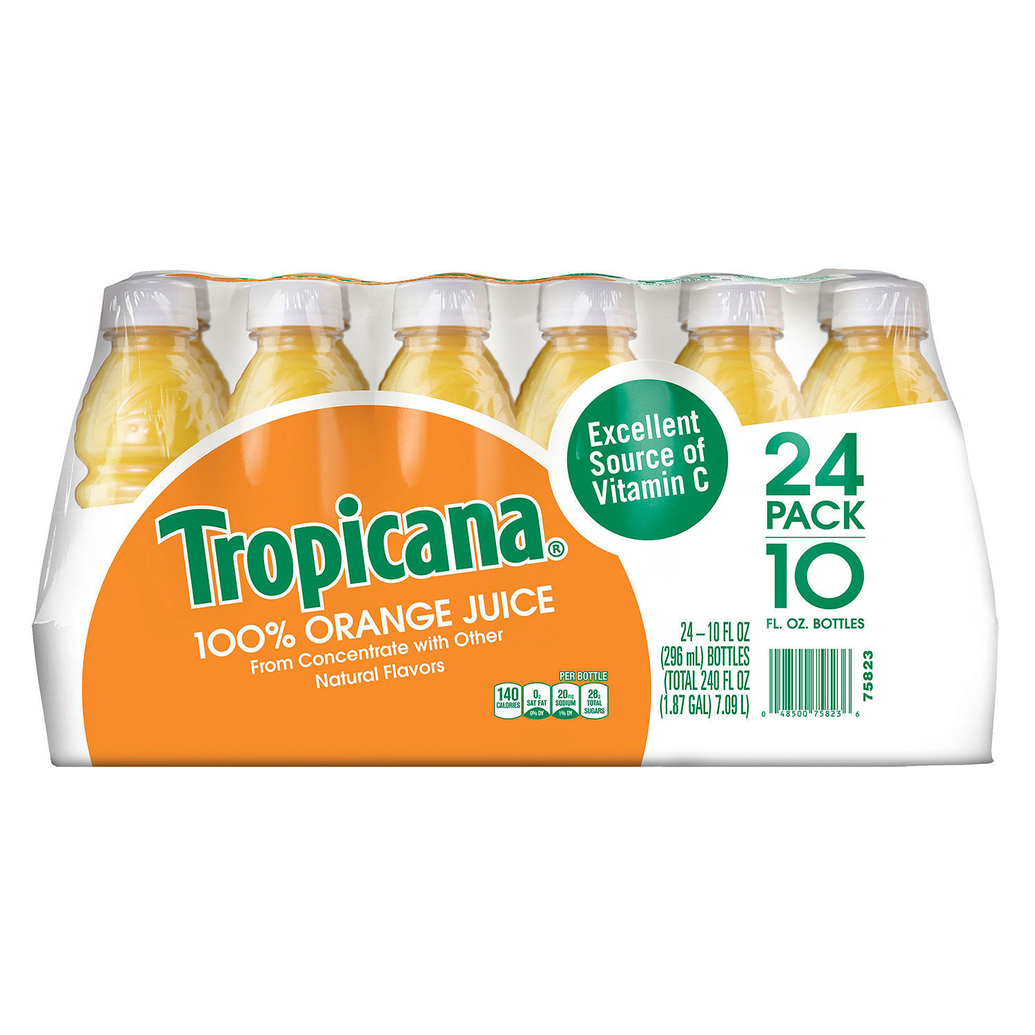 Tropicana 100% Orange Juice (10 oz., 24 pk.)