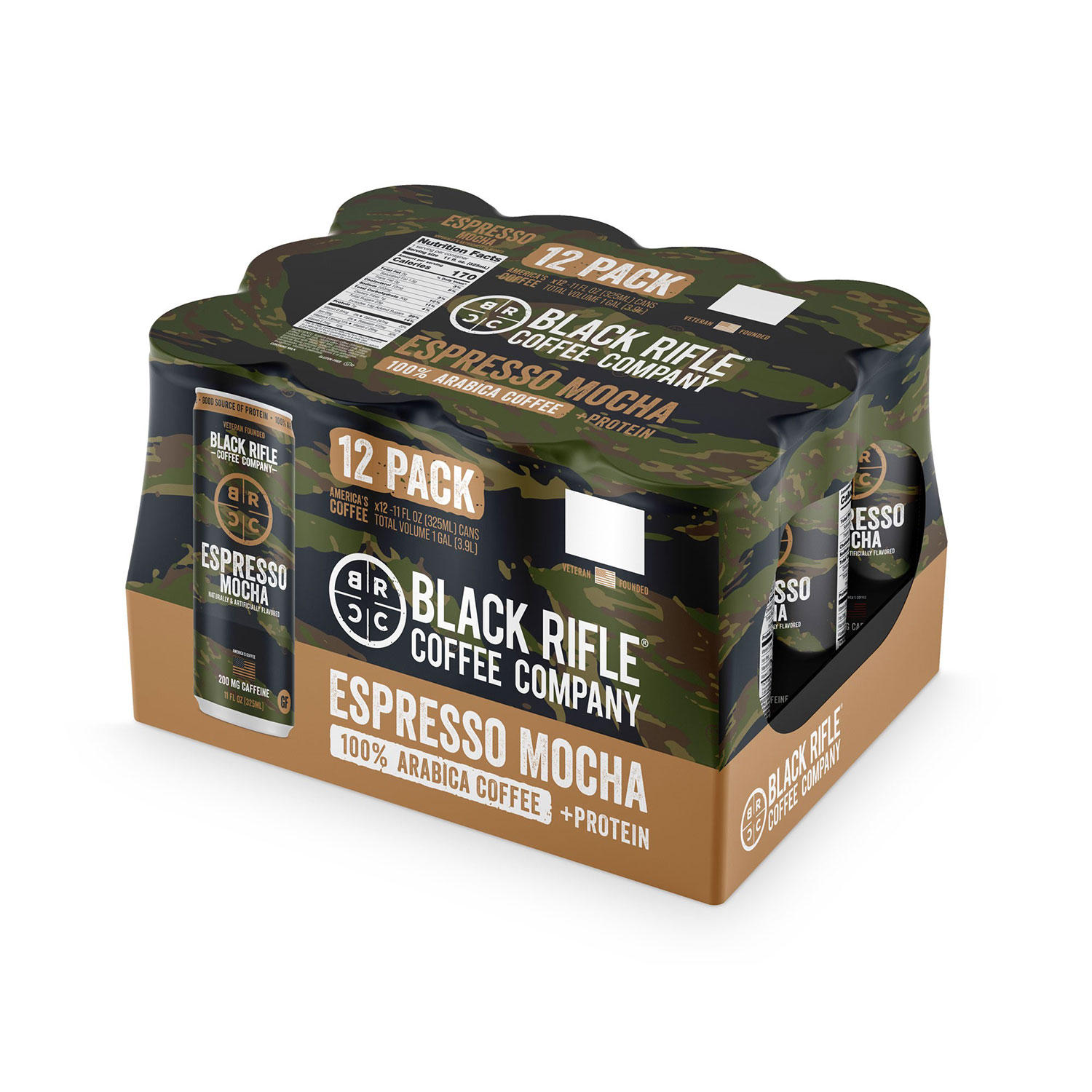 Black Rifle Coffee Company Espresso Mocha (11 oz., 12 pk.)