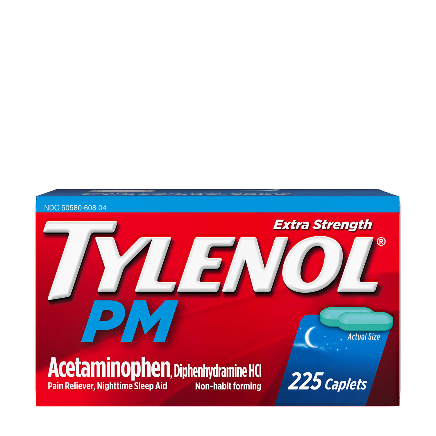 Tylenol PM Extra Strength Pain Relief Caplets (225 ct.)