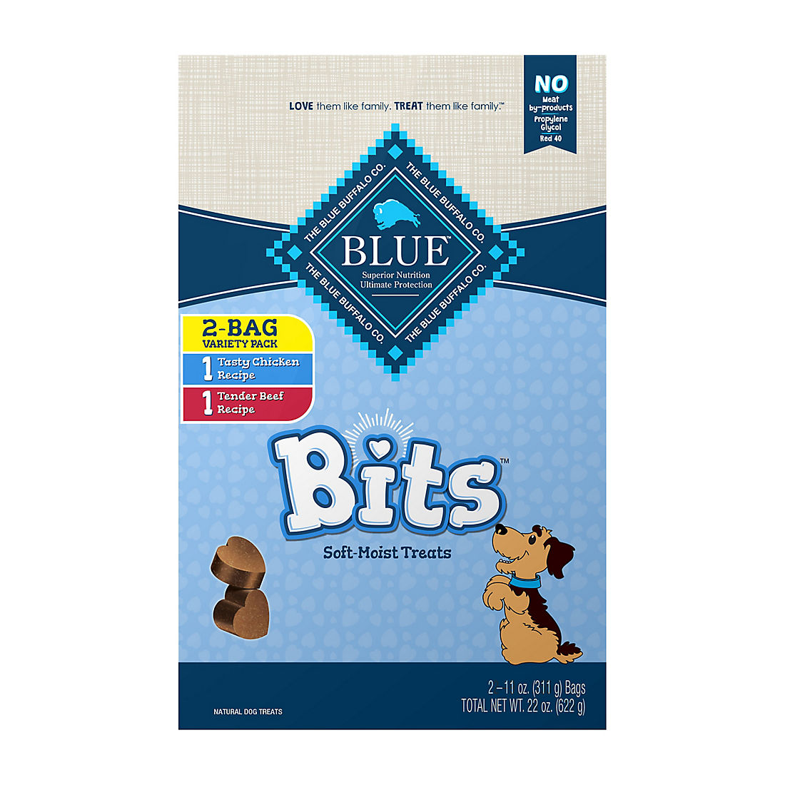 Blue Buffalo BLUE BITS Natural Dog Treats, 2 pk.