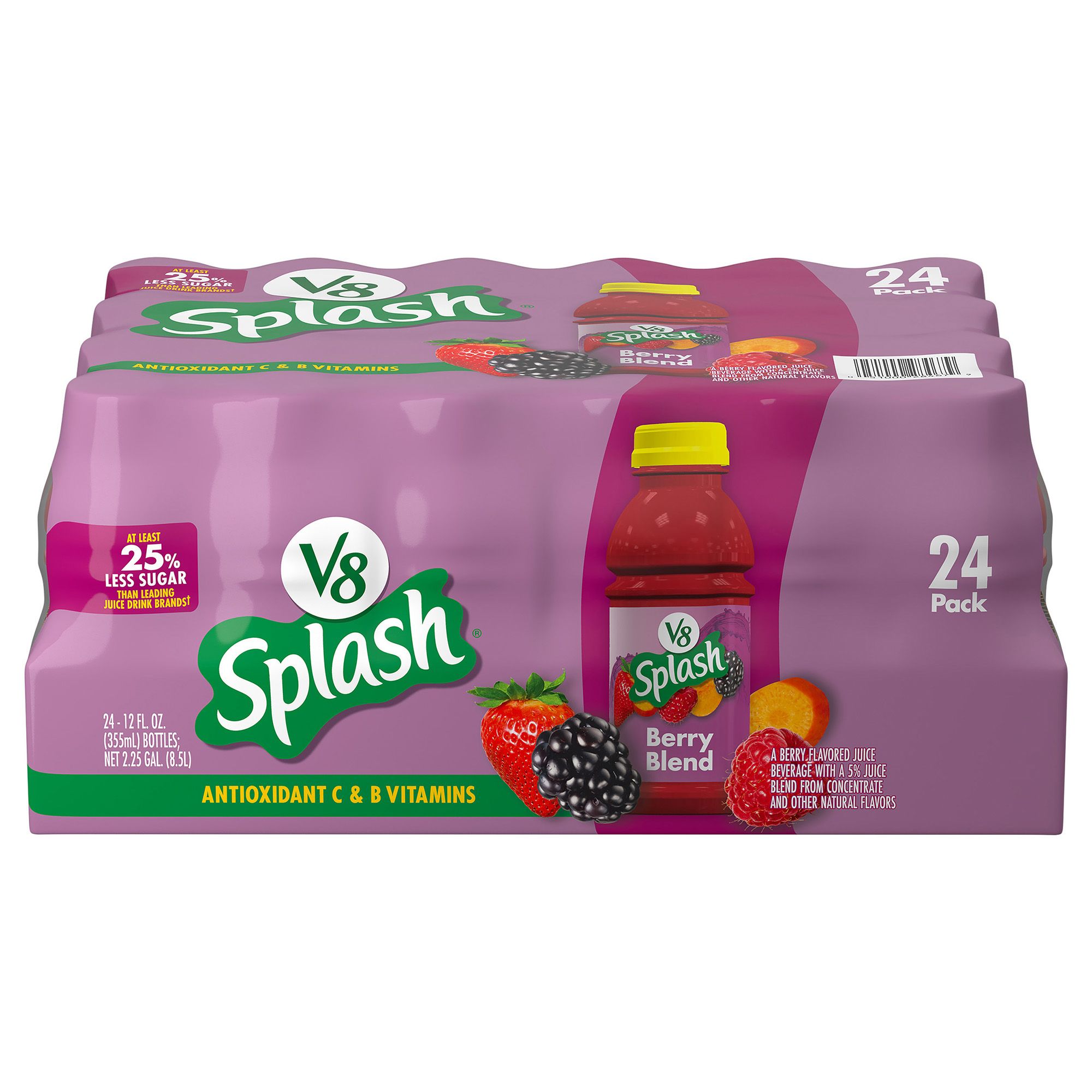 V8 Splash Berry Blends, 24ct/ 12 oz.