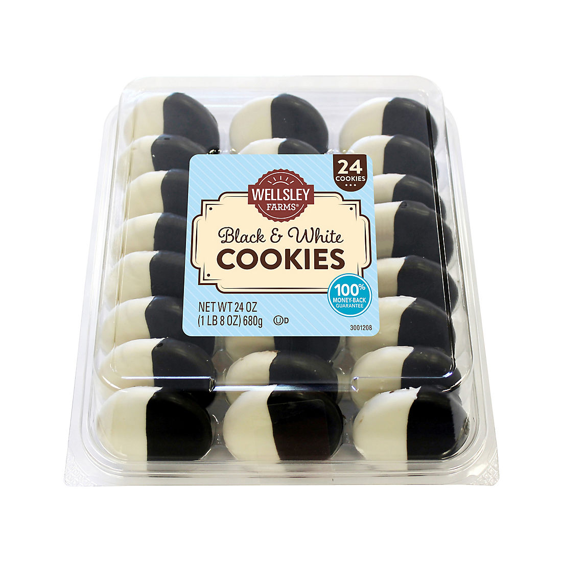 Wellsley Farms Black and White Cookies, 24 oz.