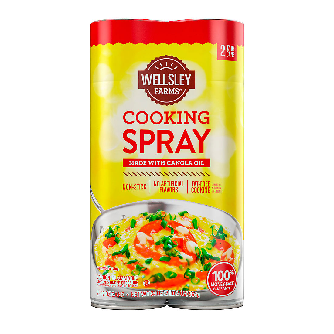 Wellsley Farms Cooking Spray, 2 pk./17 oz.