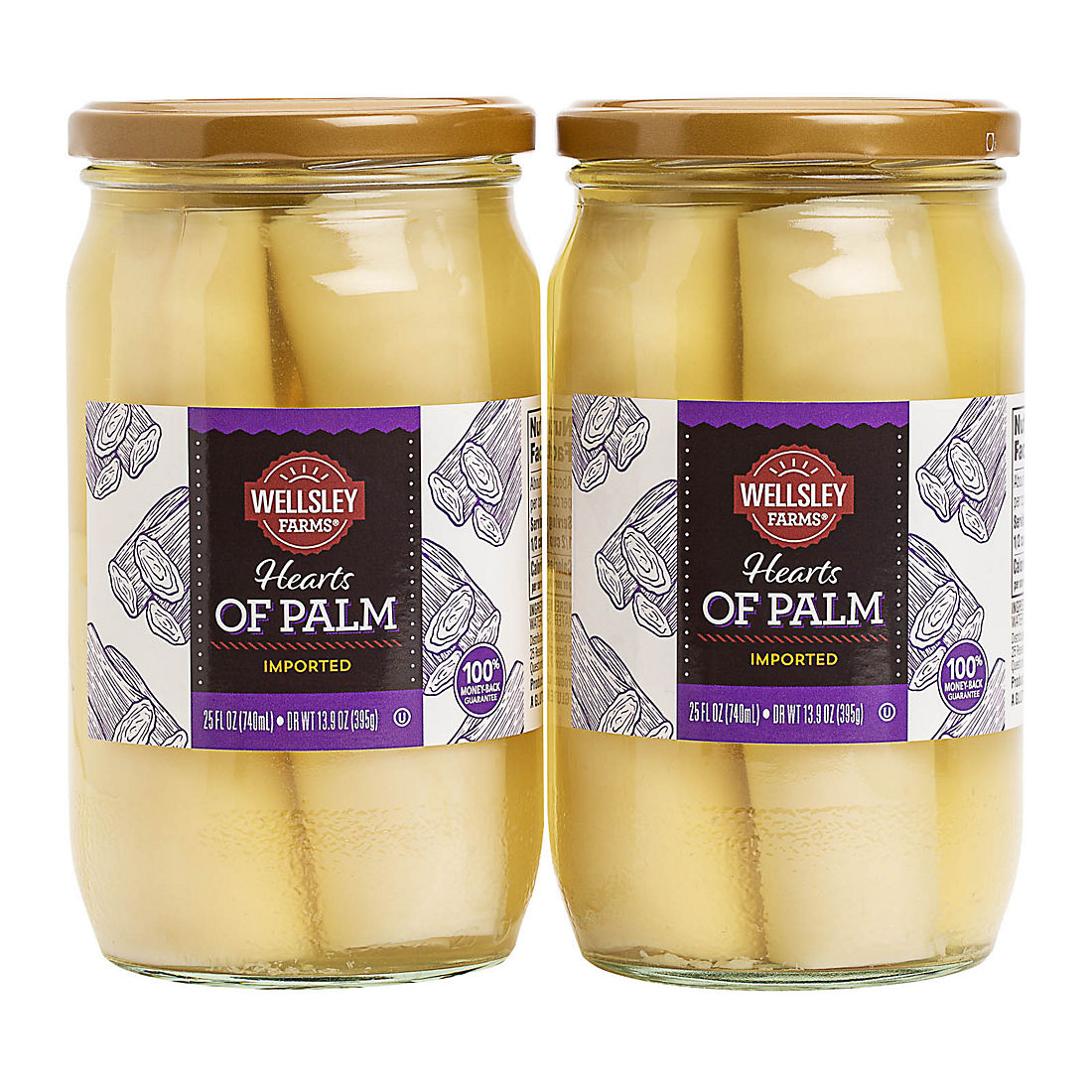 Wellsley Farms Hearts of Palm, 2 pk./25 fl. oz.