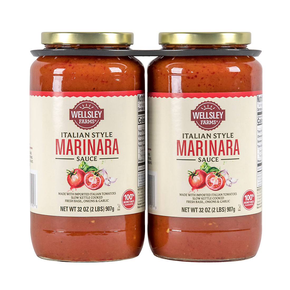 Wellsley Farms Italian Style Marinara Sauce, 2 pk./32 oz.
