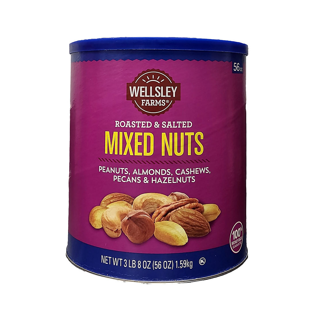 Wellsley Farms Mixed Nuts With Peanuts, 56 oz.