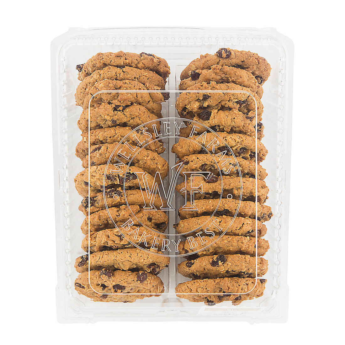 Wellsley Farms Oatmeal Raisin Cookies, 6 ct./37 oz.