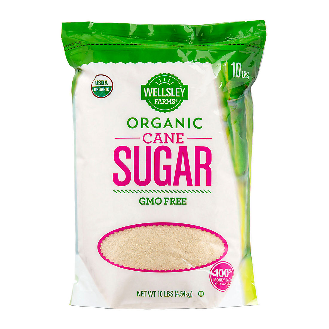 Wellsley Farms Organic Cane Sugar, 10 lbs.