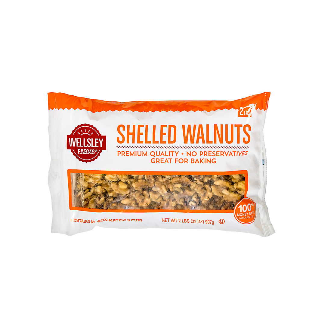 Wellsley Farms Shelled Walnuts, 32 oz.