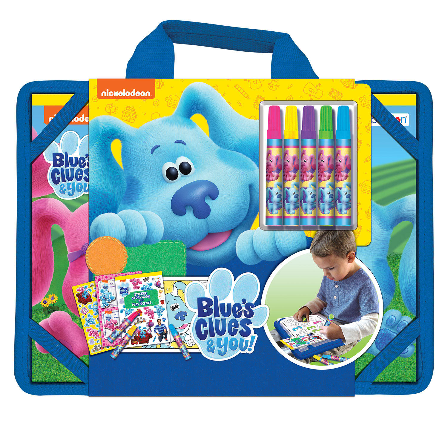 Blue's Clues and You Storybook and Coloring Lapdesk