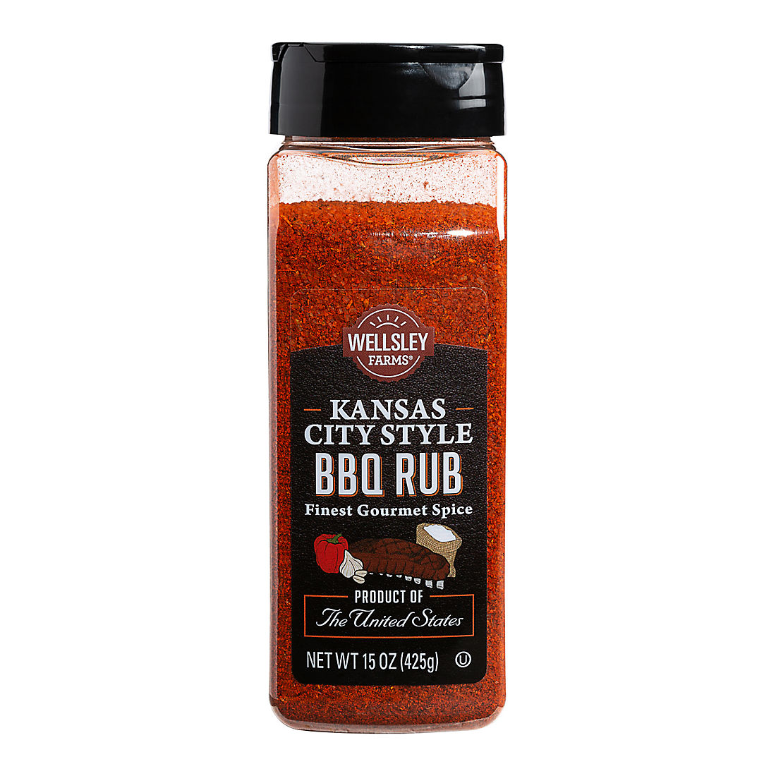 Wellsley Farms. Kansas City BBQ Rub, 15 oz.