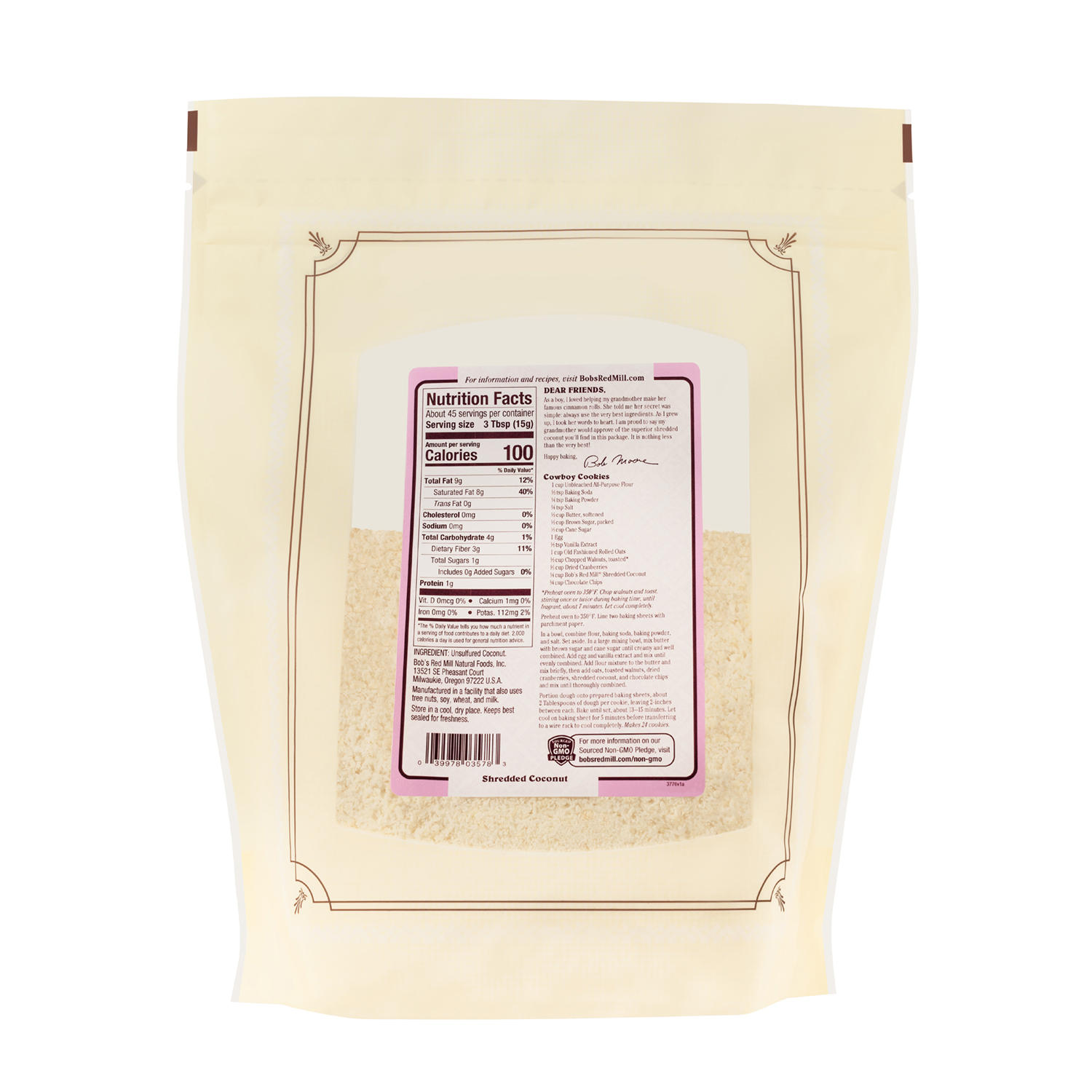 Bob's Red Mill Shredded Coconut (24 oz.)